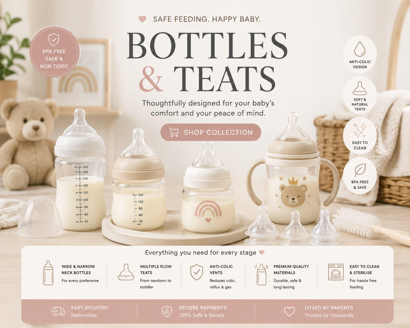 Bottles and Teat