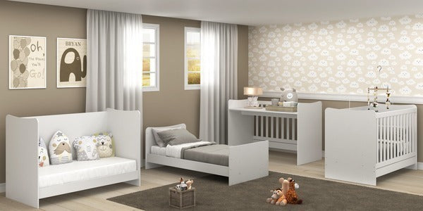 Abyad 4 in 1 Convertible Crib