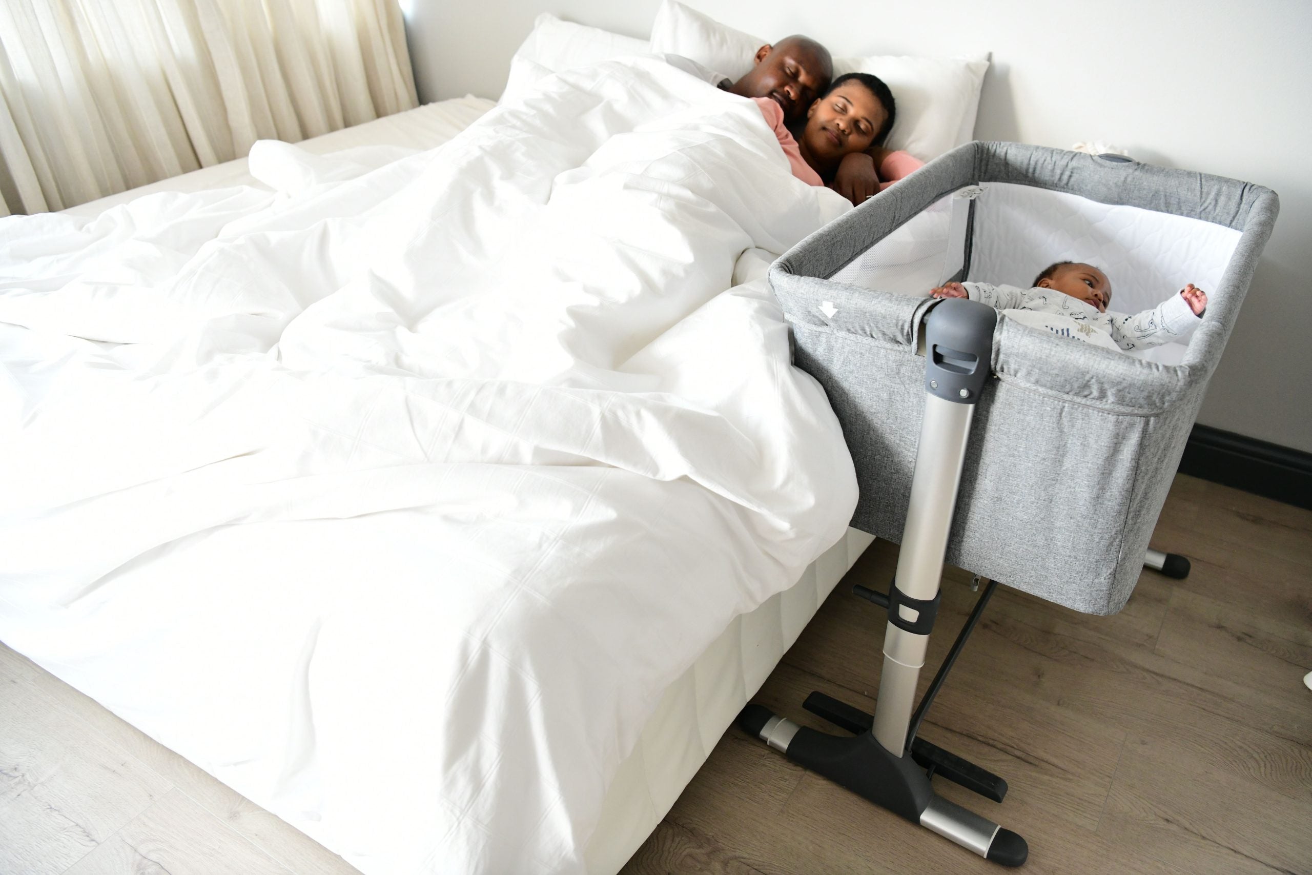 Snuggletime Side by Me Co-Sleeper Cot with Mozzi Net
