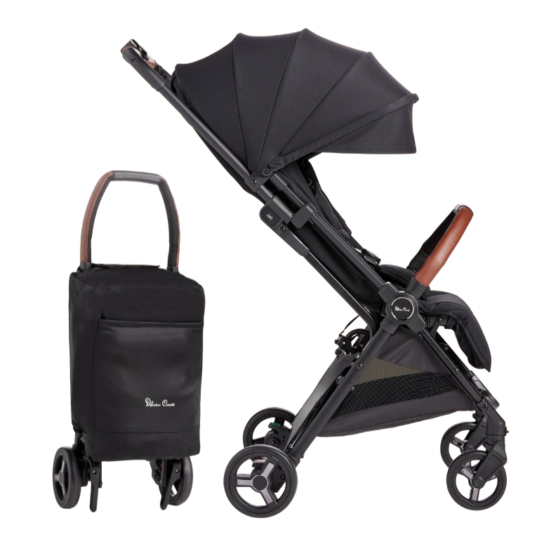 Silver Cross Jet  – Black (Cabin Approved Stroller)