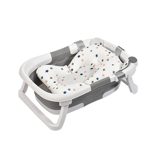 Compact Fold Up Bath with Cushion & Thermometer