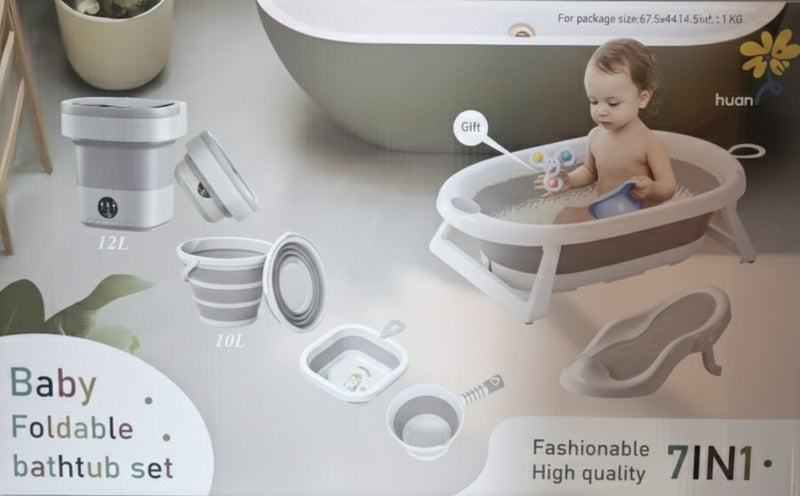 7 in 1 Fold up Bath Set
