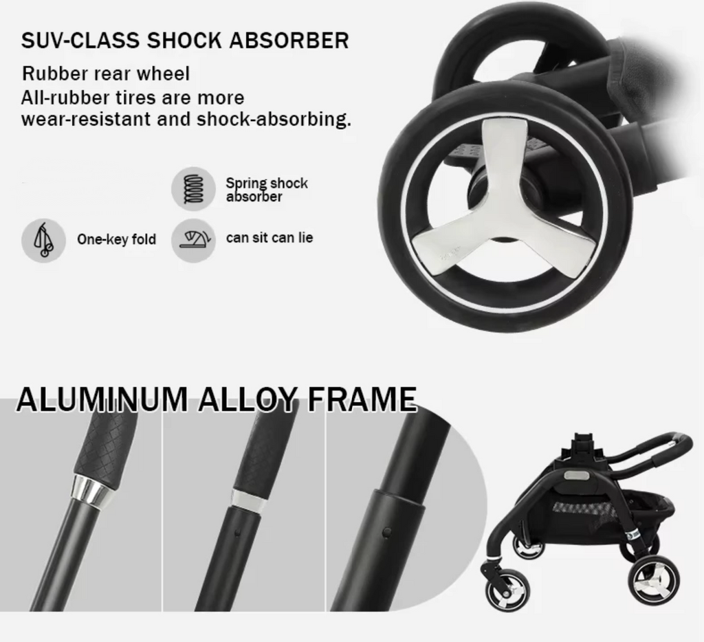 Kidilo S366 All in 1 Carseat Stroller