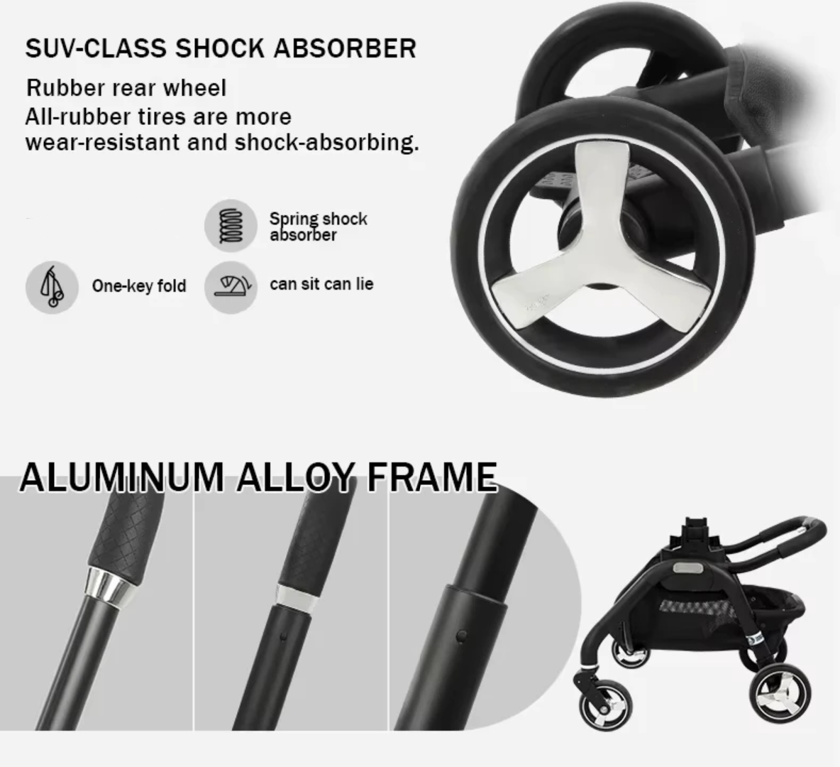 Kidilo S366 All in 1 Carseat Stroller