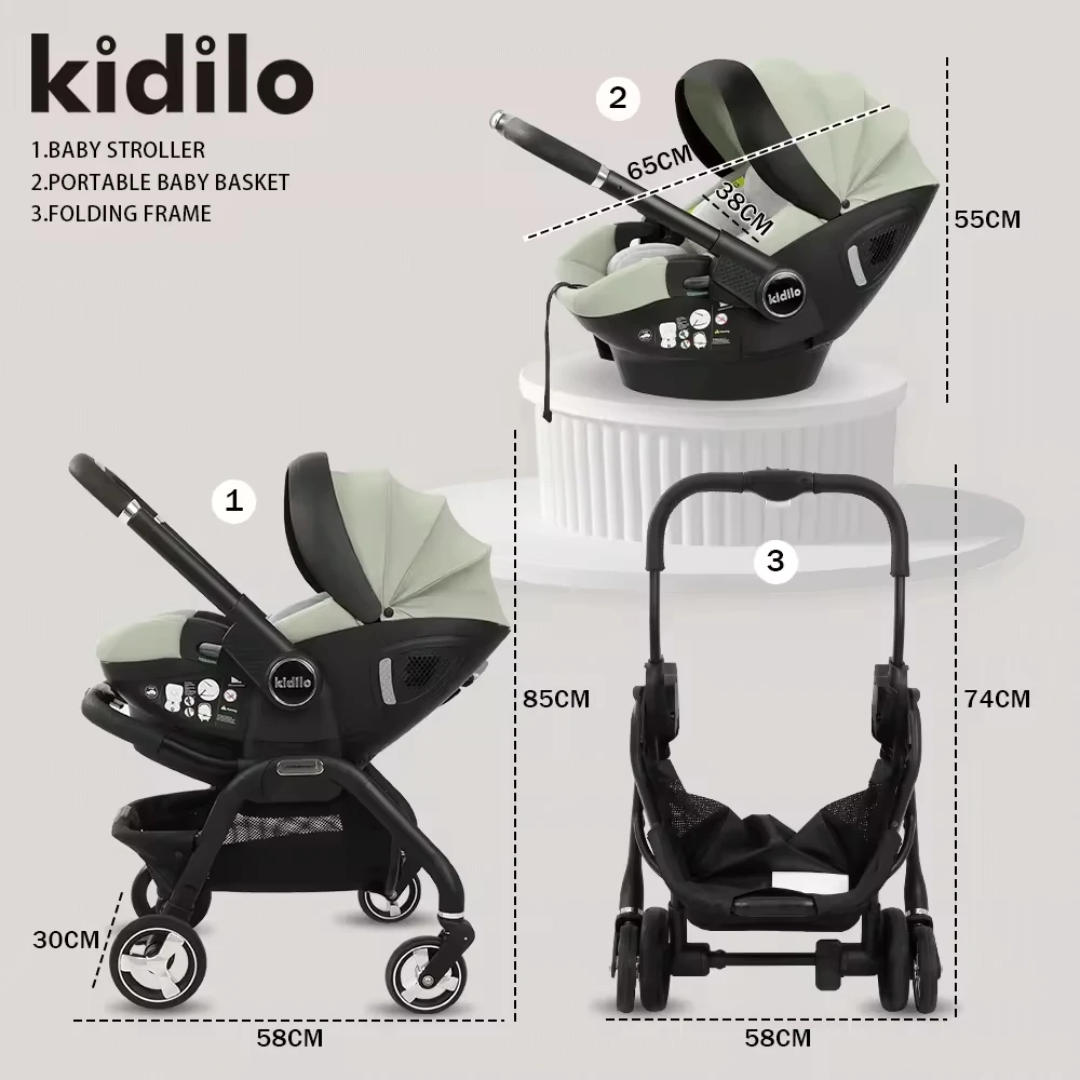 Kidilo S366 All in 1 Carseat Stroller