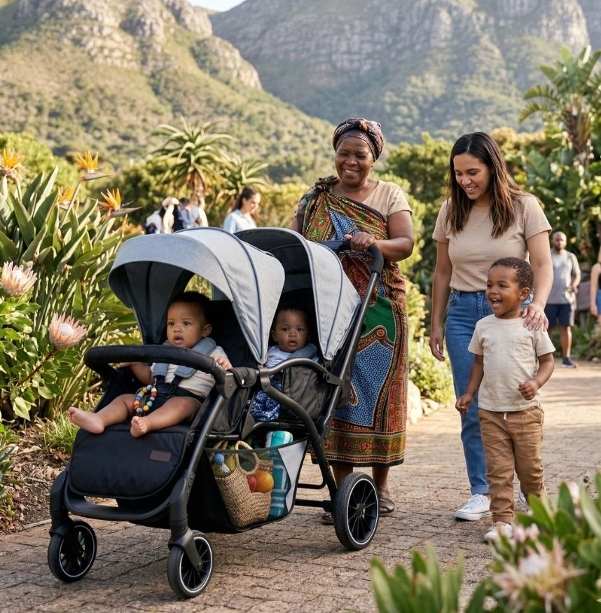 Kidilo Twin Front & Back Stroller