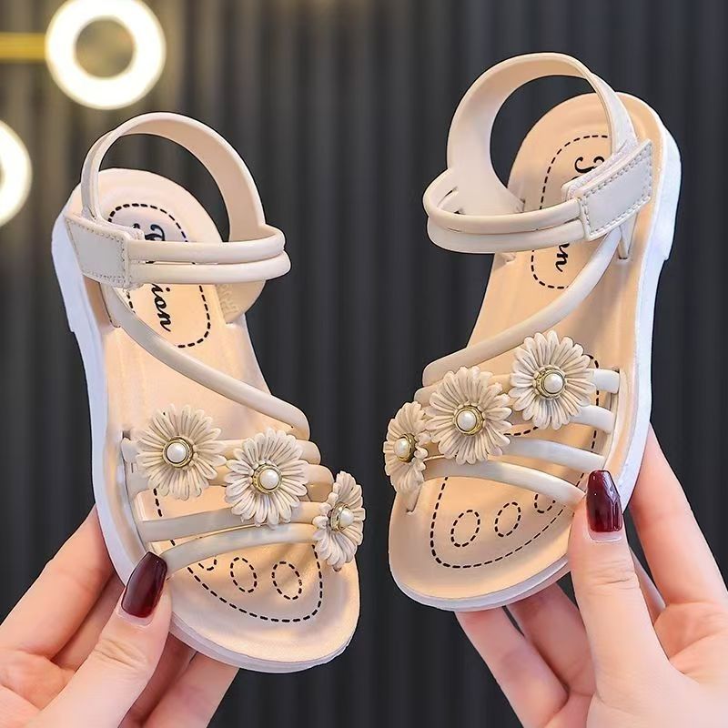 4 Seasons Girls' Flower Sandals for Little Girls