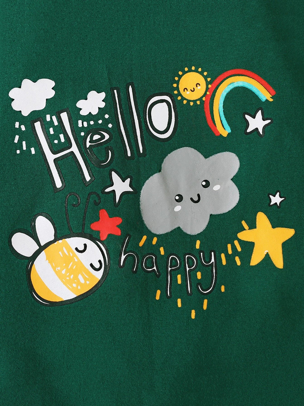 0-12 Months Baby girl Green Cartoon Printed short Bodysuit Newborn Summer Short sleeved Bodysuit Baby clothing