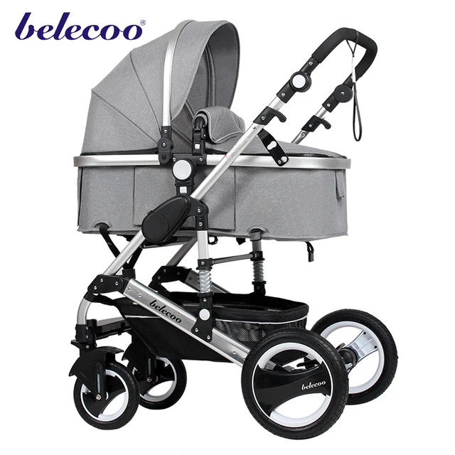Belecoo Q3 Silver Series 2 in 1 Stroller