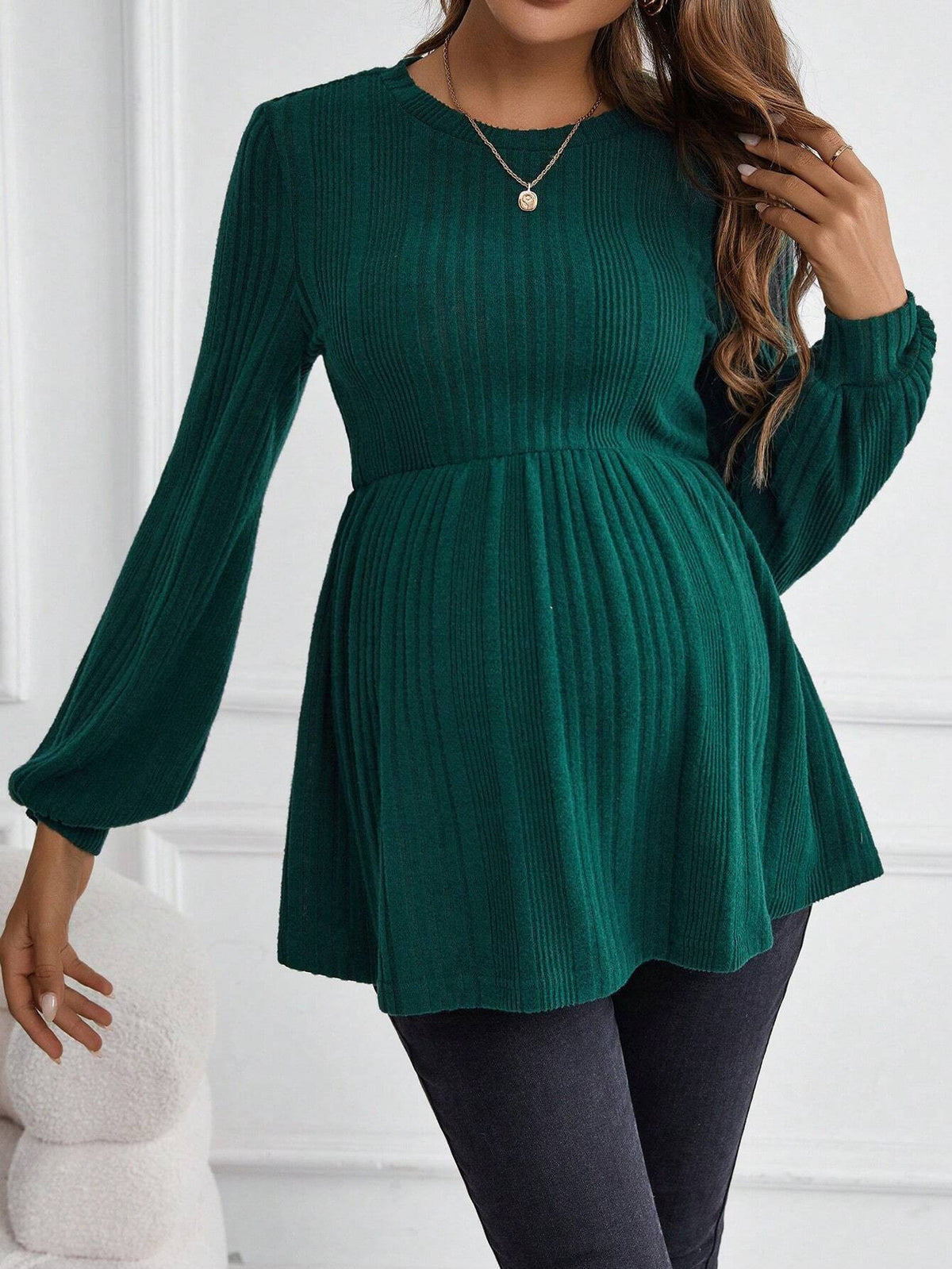 Pregnant Women'S Casual T-Sleeve Comfortable Autumn Blouse Workwear Maternity Wear Autumn Long Sleeve Base Layer