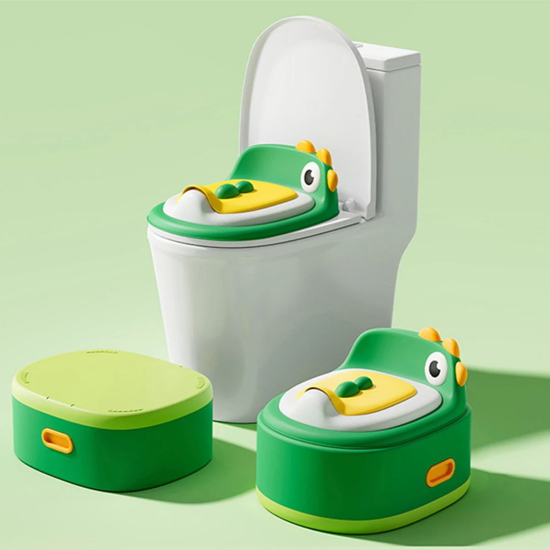 3 in 1 Baby Toilet Potty - Dinosaur - Image 2