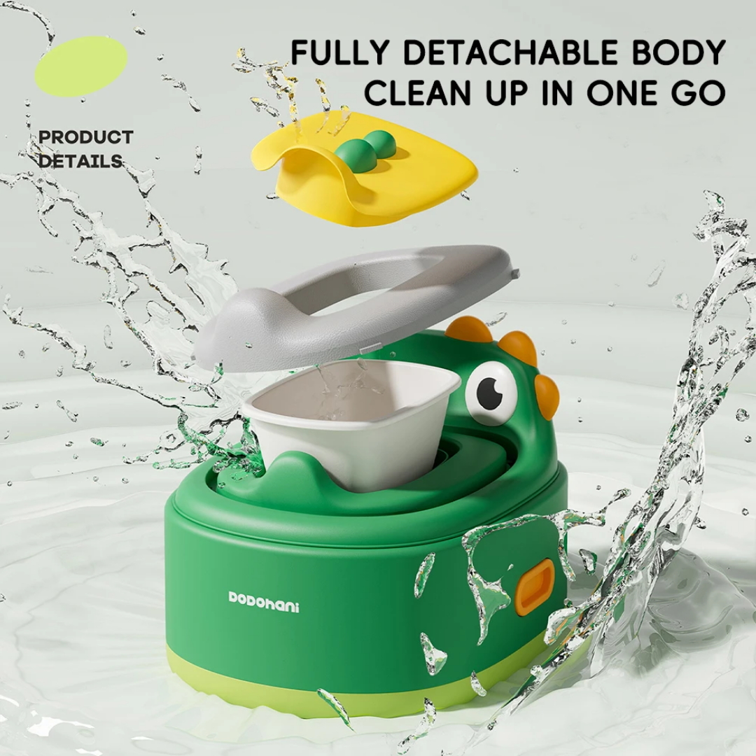3 in 1 Baby Toilet Potty - Dinosaur - Image 3