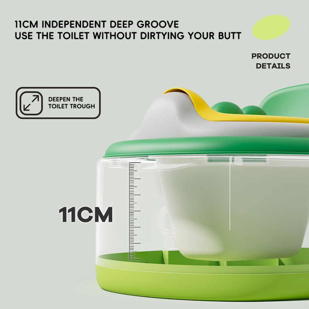 3 in 1 Baby Toilet Potty - Dinosaur - Image 5