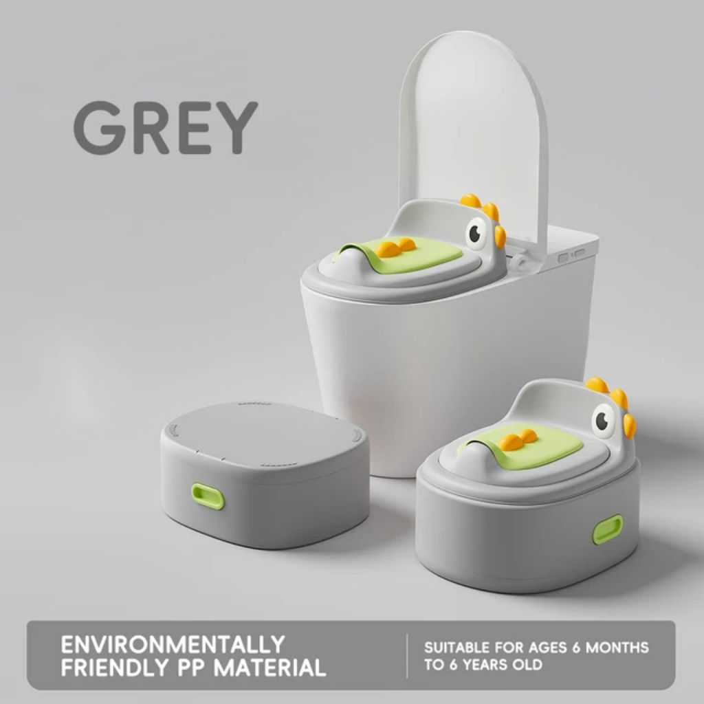 3 in 1 Baby Toilet Potty - Dinosaur - Image 6
