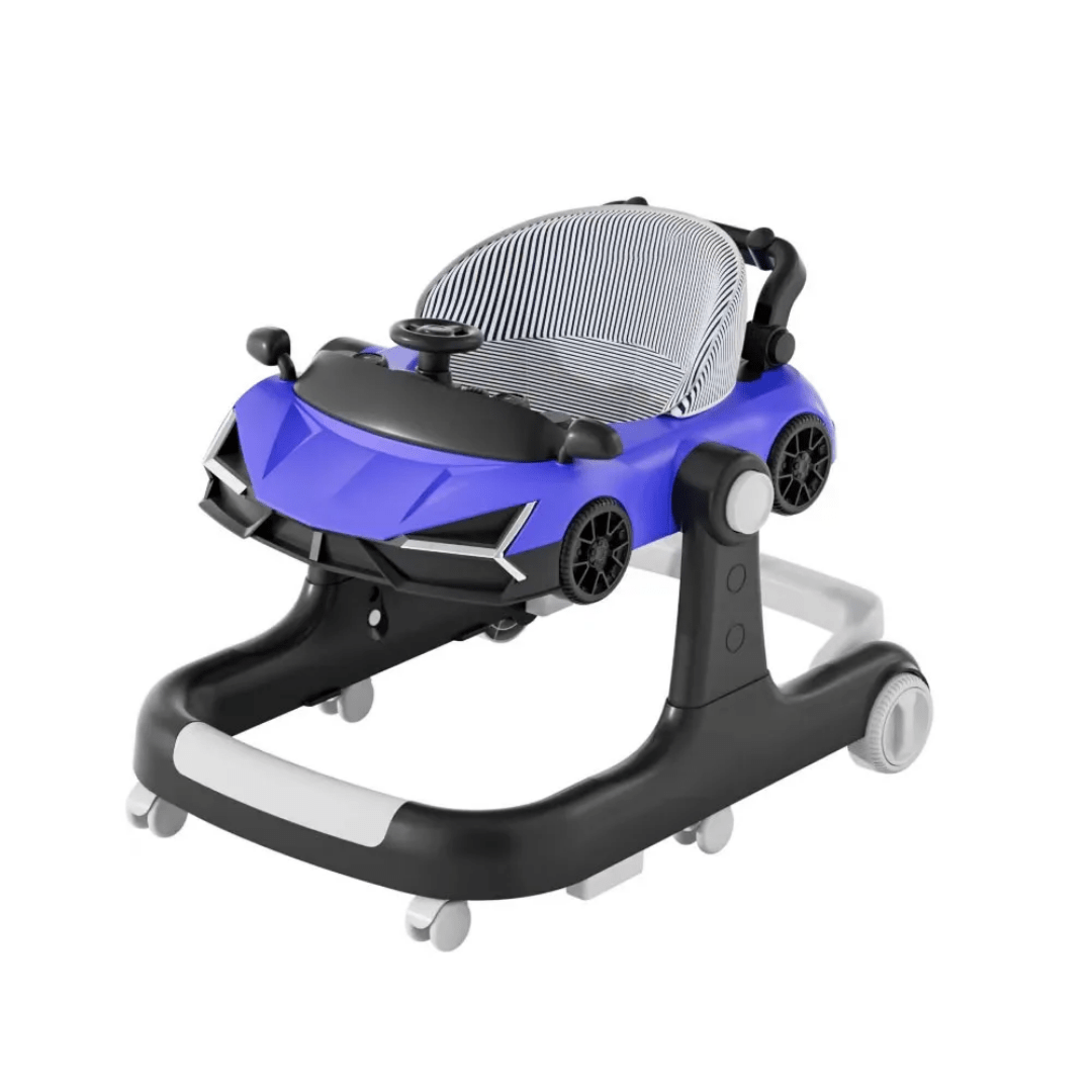 2-in-1 Lambo Sports Car-Inspired Baby Walker & Push-Behind Walker - Image 4