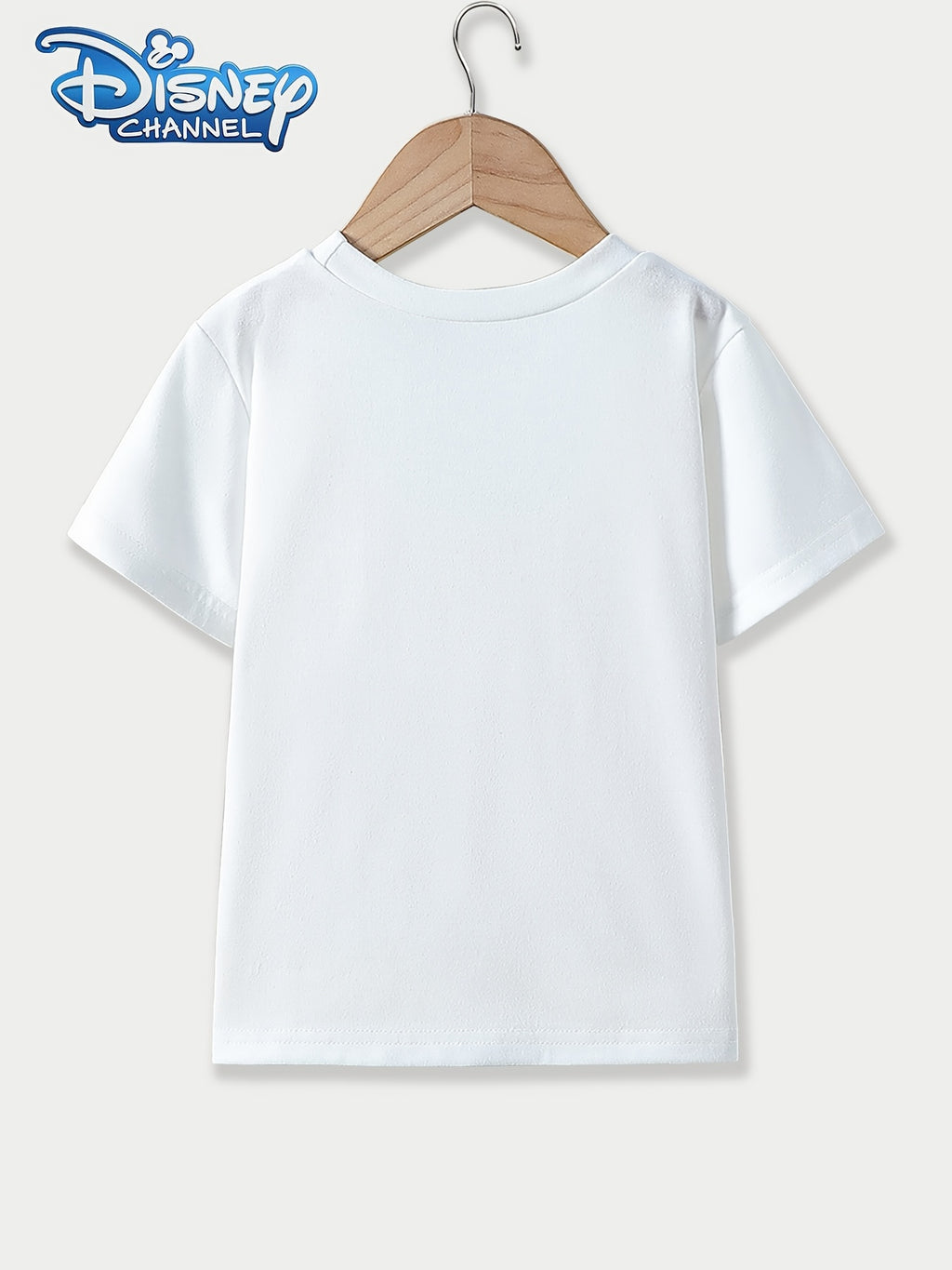 Official Disney 2026 New Mickey Mouse Print White T-Shirt, 1pc, Soft and Comfortable, Suitable for Daily Home Wear, School, Outings, Beach, Outdoor Sports, and Party Events, Versatile and Comfortable Casual Wear for Kids