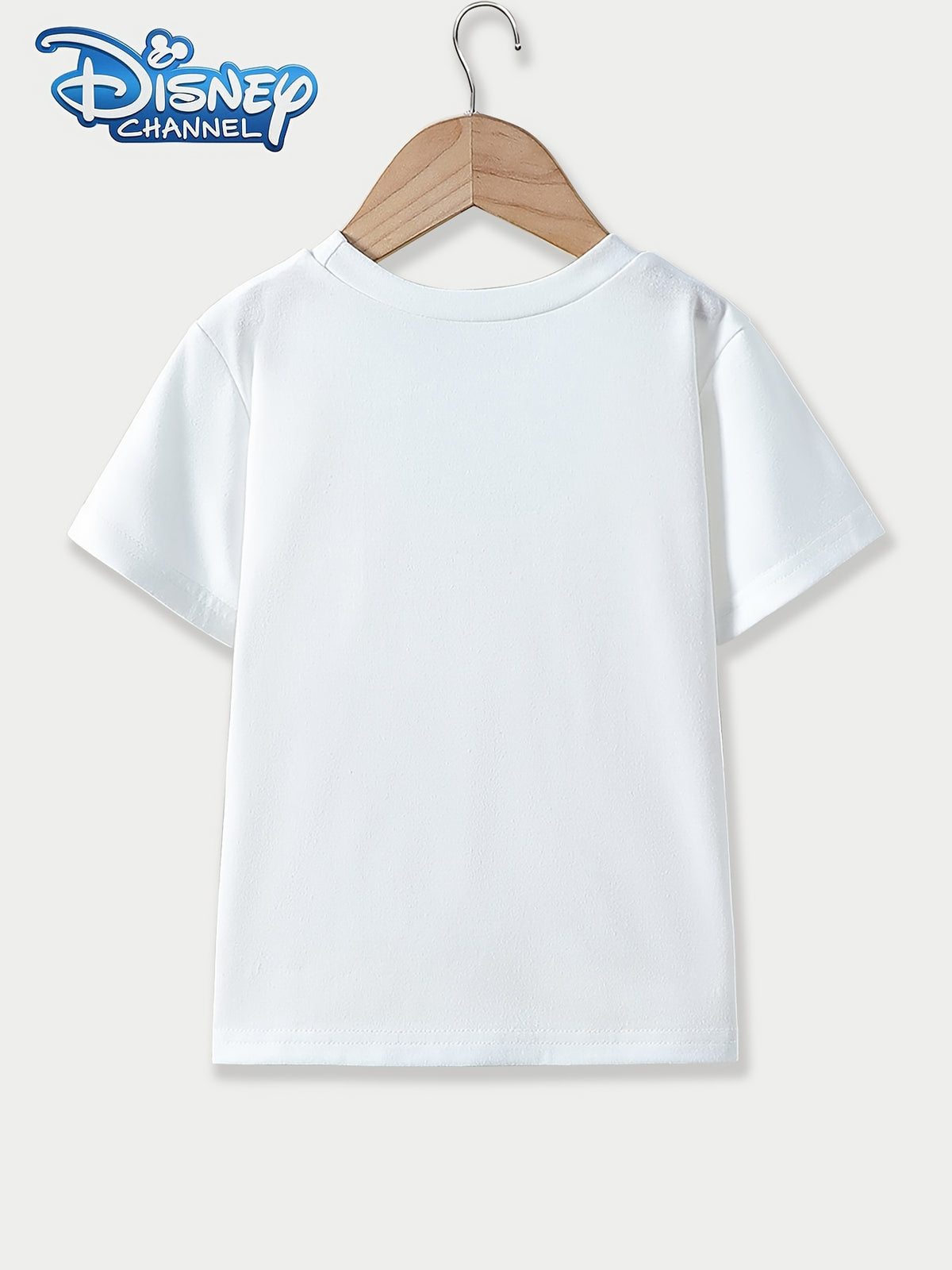 Official Disney 2026 New Mickey Mouse Print White T-Shirt, 1pc, Soft and Comfortable, Suitable for Daily Home Wear, School, Outings, Beach, Outdoor Sports, and Party Events, Versatile and Comfortable Casual Wear for Kids