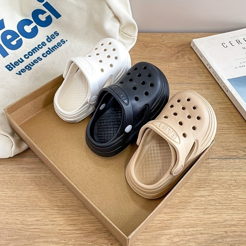 EVA Toe Caps, Fashionable And Easy Hole Shoes for Outdoor Wear, Children'S And Children'S Young Children, Spring, Summer, Autumn, Indoor And Outdoor Beach Anti-Slip, Lightweight Hole Shoes