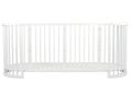 Baby's Closet All-Stages Oval Wooden Cot - White