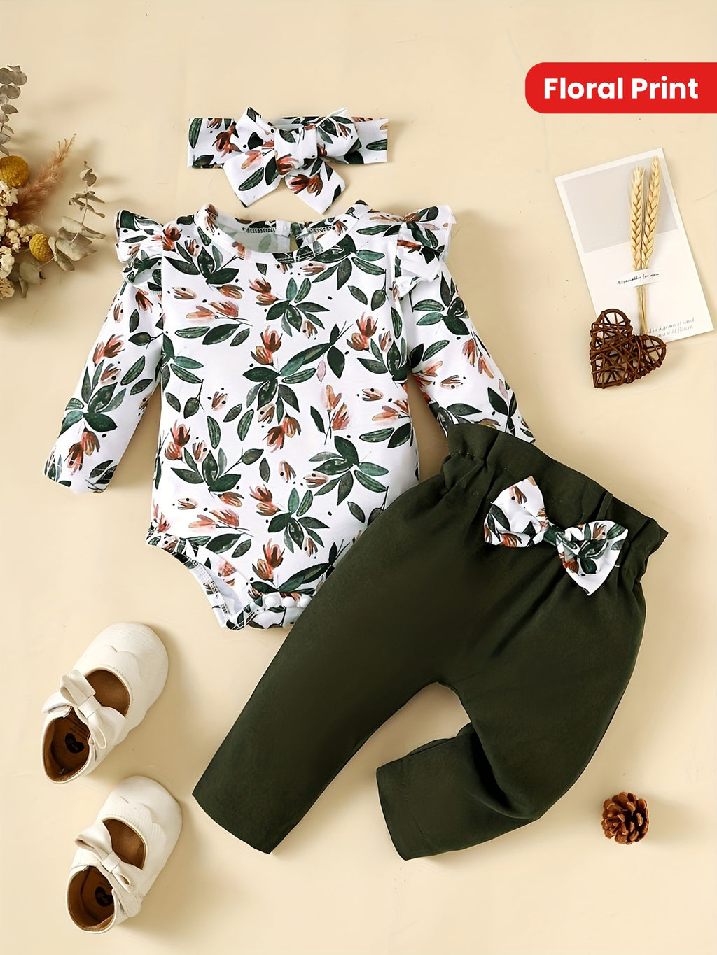 Baby Autumn Long Sleeved Pants Set