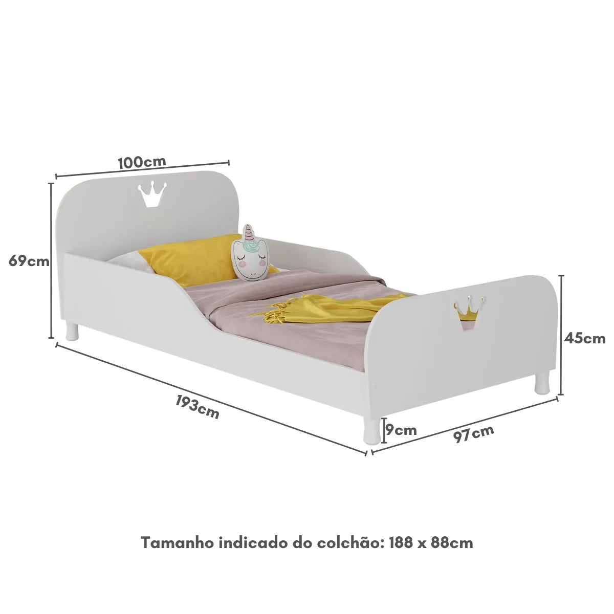 Crown Single Bed