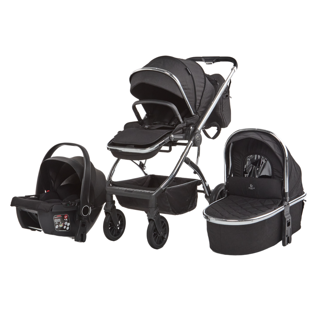 Emerald Baby Maya Travel System With Infant Car Seat And Stroller And Nappy Bag Set