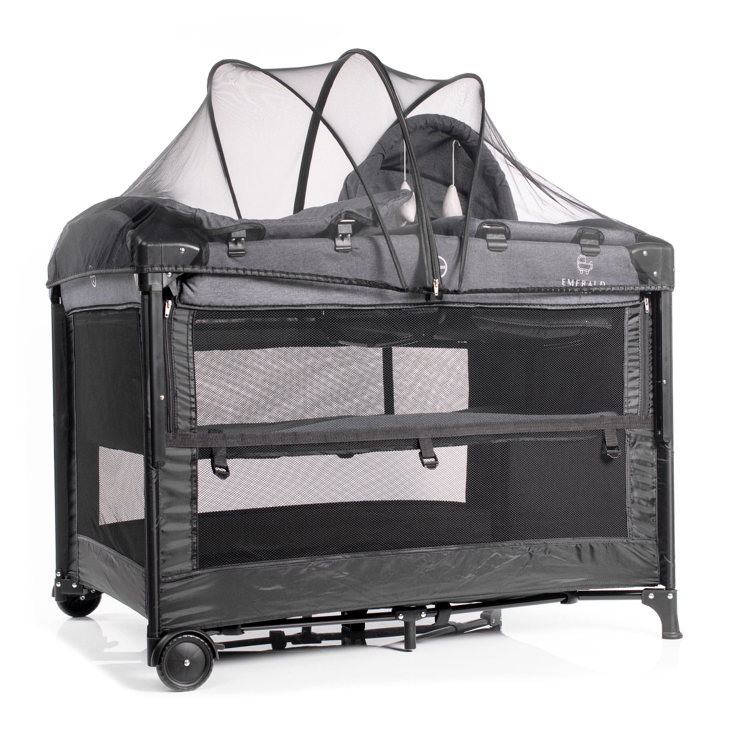 2 in 1 - Emerald Baby - Hannah Co Sleeper Camp Cot