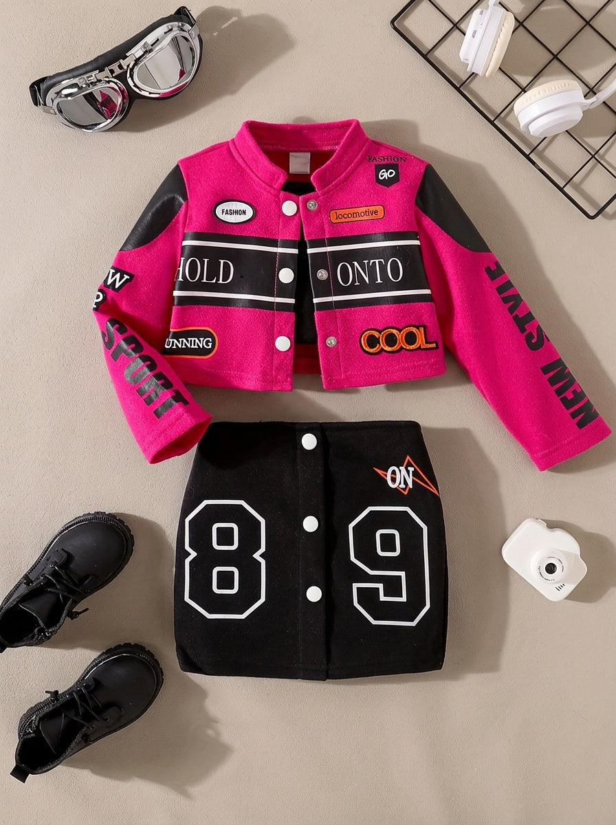 Girls' Autumn 3pcs Set Long Sleeve