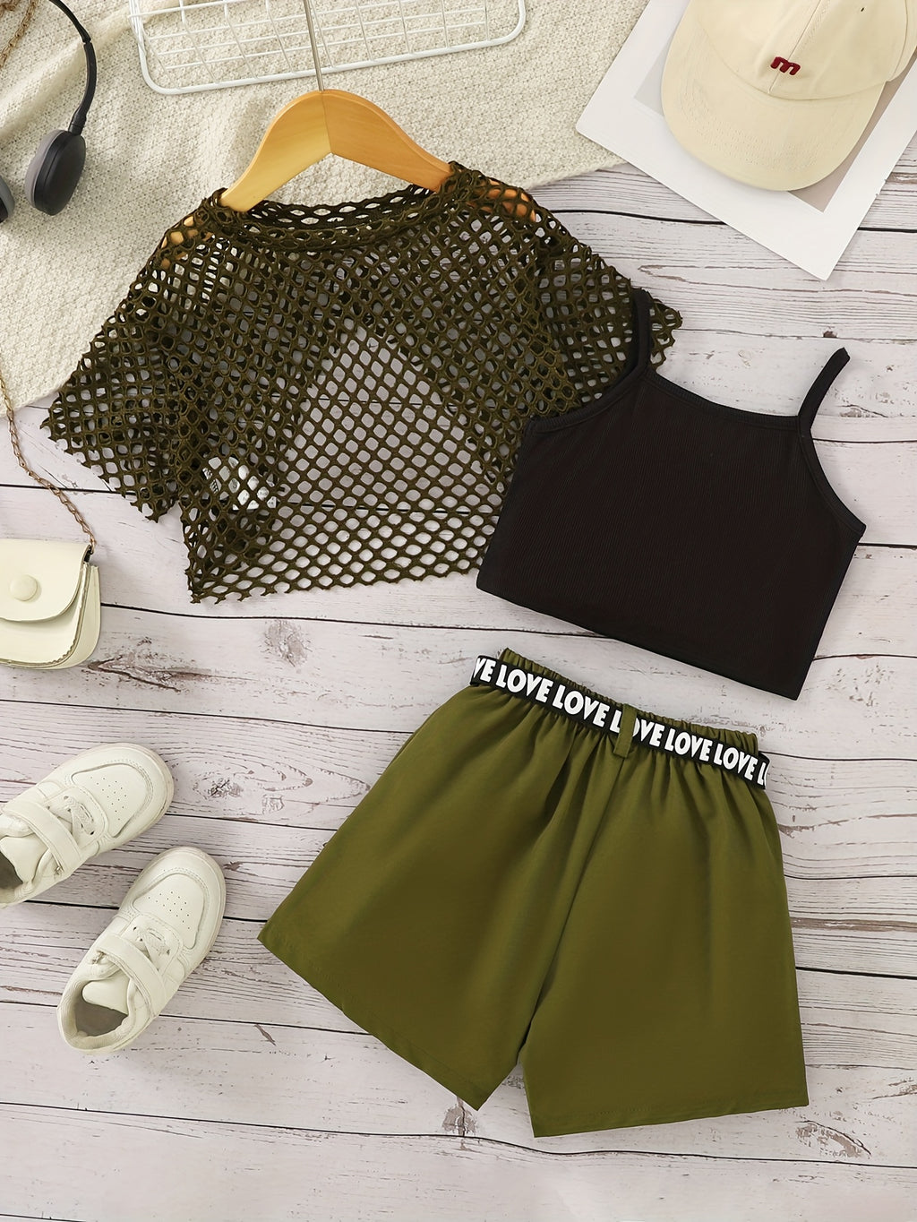 3pcs Fashion Streetwear Outdoor Outfit