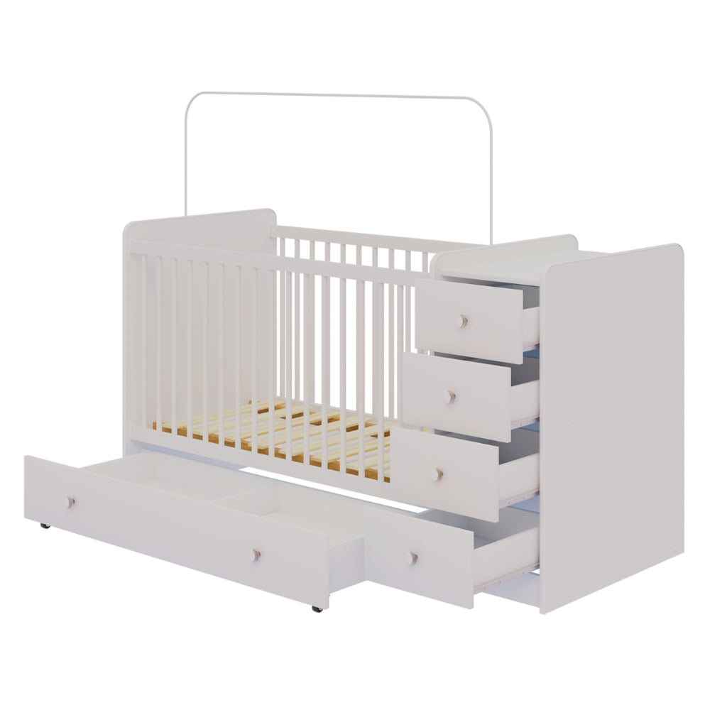 Twinkles Crib + Storage & Change Station