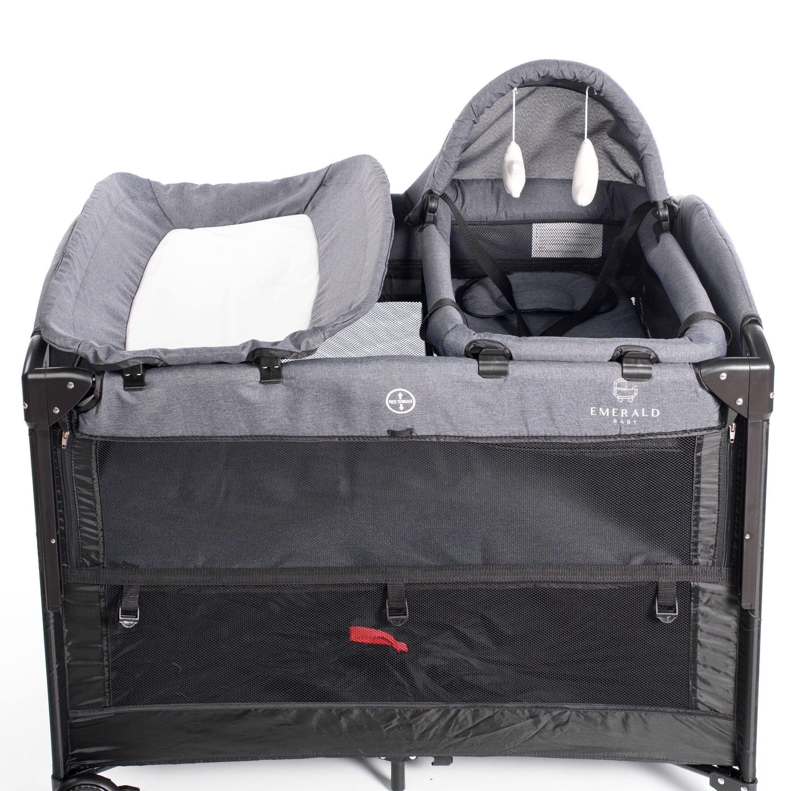 2 in 1 - Emerald Baby - Hannah Co Sleeper Camp Cot