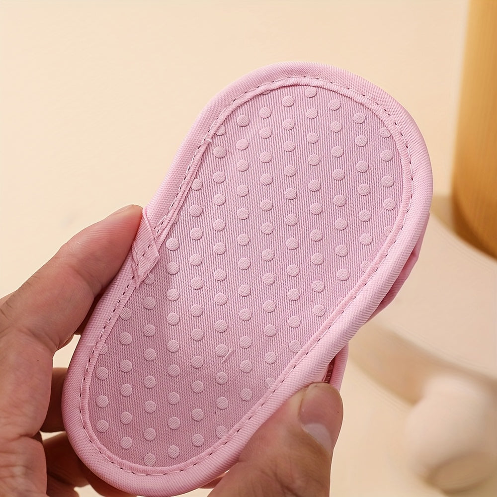 Baby Sandals for 0-1 Year Olds with a Bow And Magic Tape, Perfect for Toddlers Learning to Walk