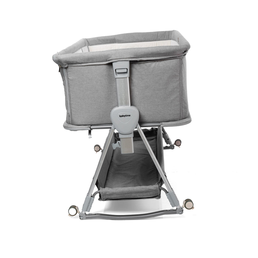 2 in 1 Babytime LARGE Co Sleeper with SECOND LEVEL to Last Longer + Swing Feature