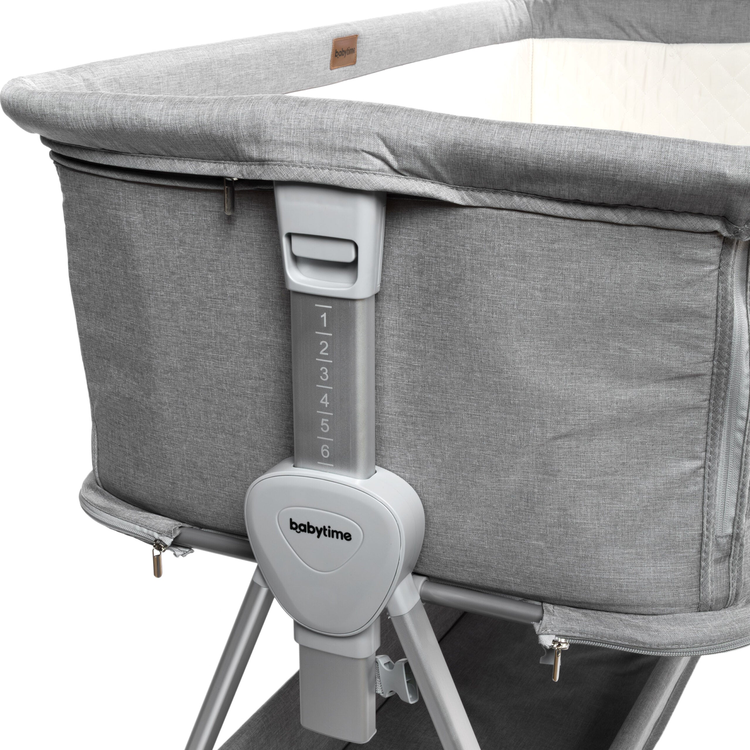 2 in 1 Babytime LARGE Co Sleeper with SECOND LEVEL to Last Longer + Swing Feature