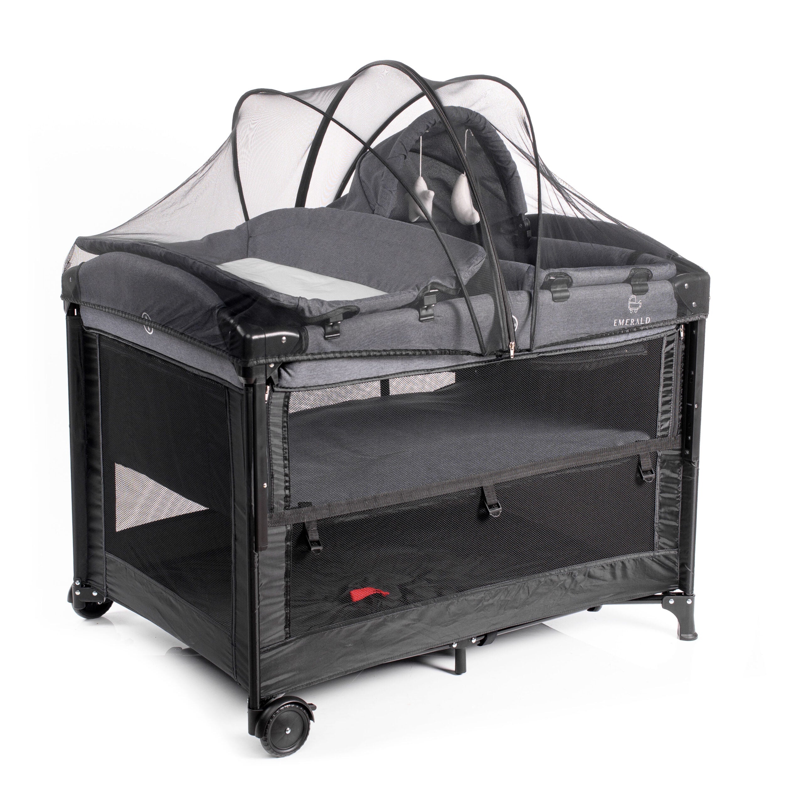 COMBO - Emerald Baby 3 in 1 Stroller Set + Emerald Baby Hannah Co Sleeper Camp Cot