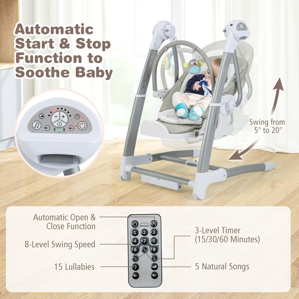 Kidilo All in One High Chair & Swing