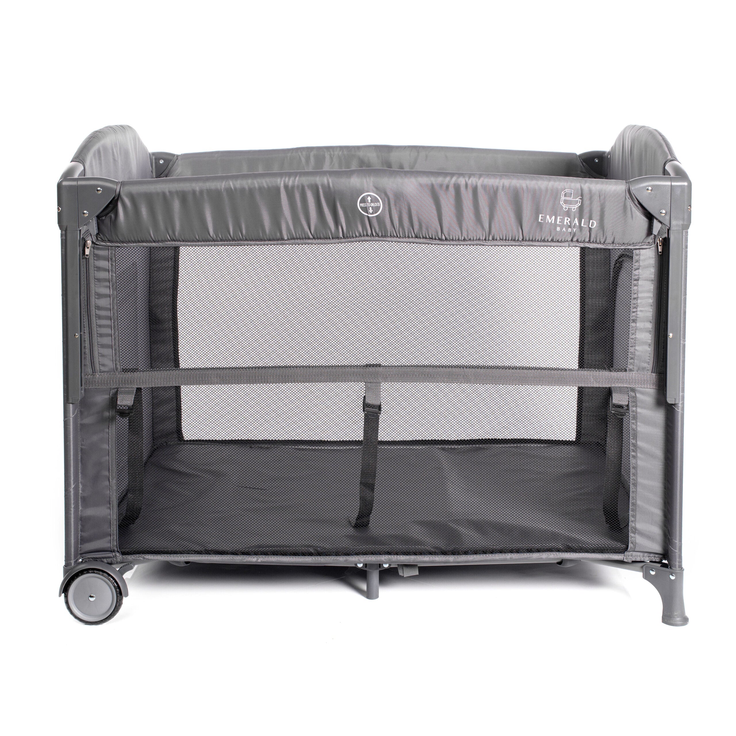 Emerald Baby Sarah Co Sleeper Camp Cot Combo Deal Mosquito Net and Changing Station