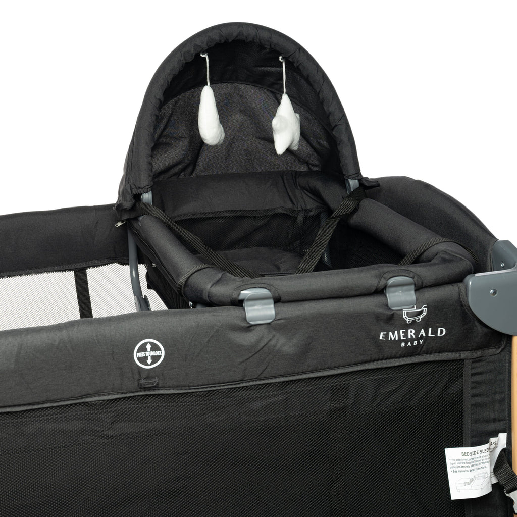 Emerald Baby Layla Co Sleeper Large Camp Cot