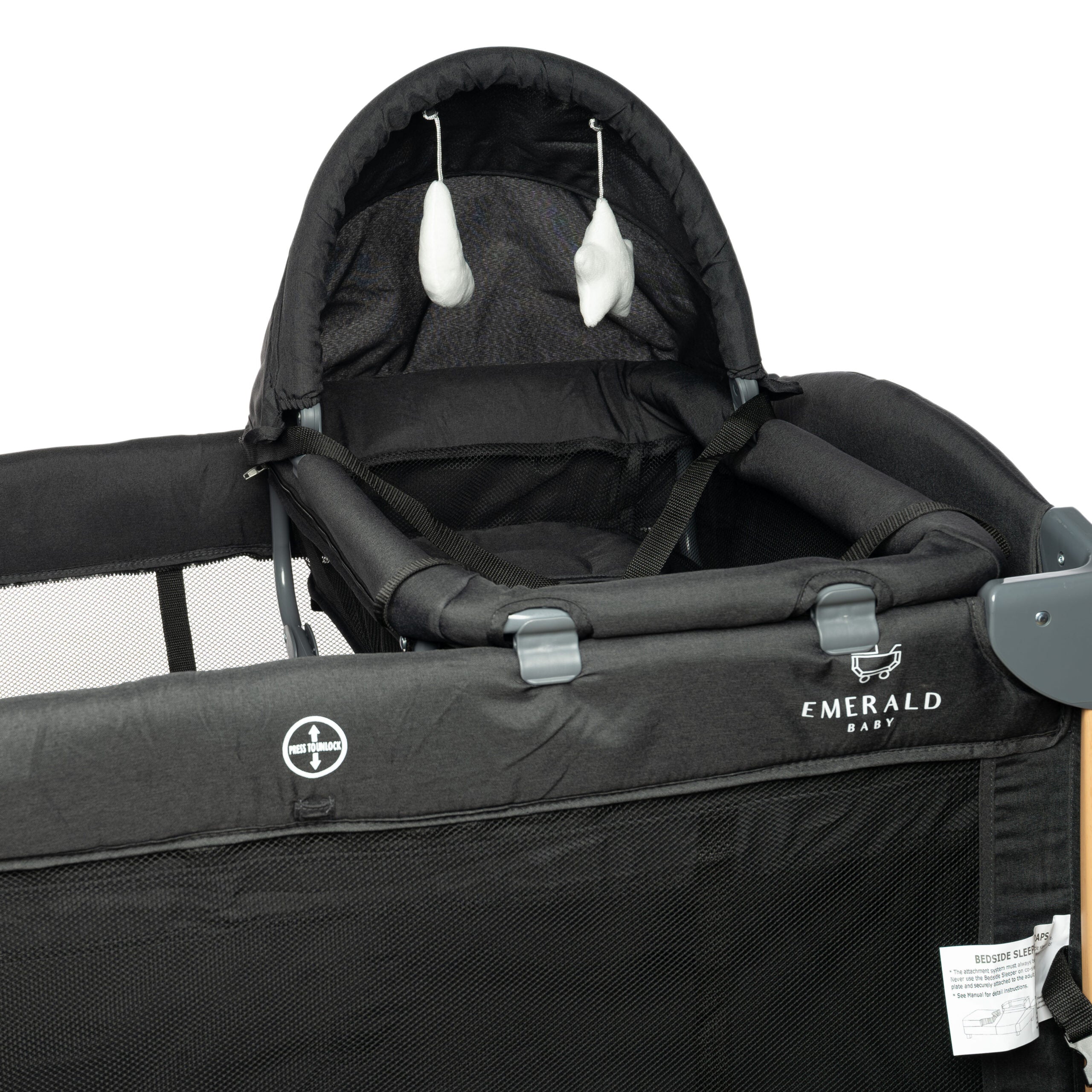Emerald Baby Layla Co Sleeper Large Camp Cot