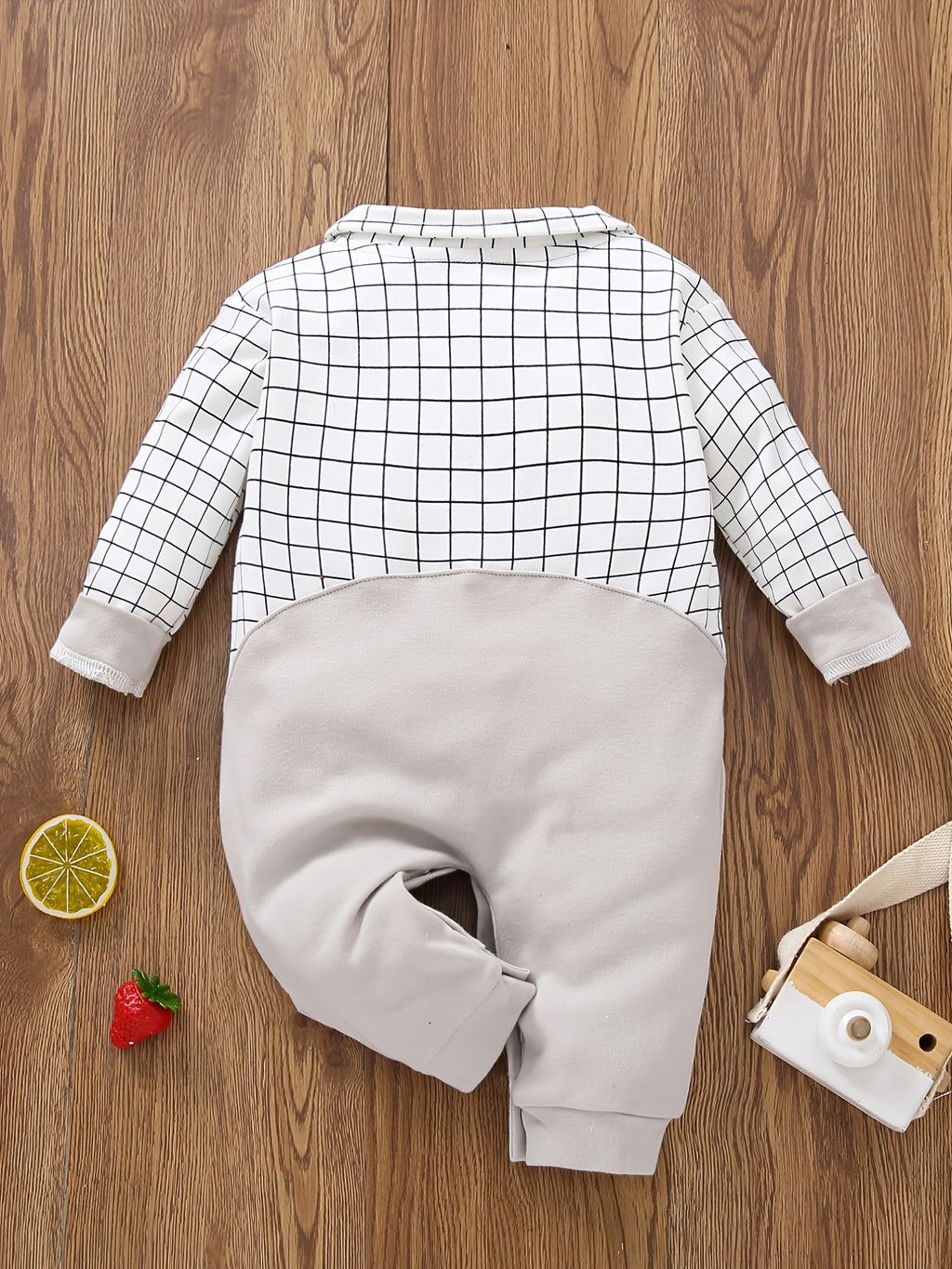 Spring/Autumn Newborn Baby Long Sleeve Gentleman Bodysuit Baby Romper Toddler 1St Birthday Dress Handsome 100-Day Crawling Outfit, for Outdoor