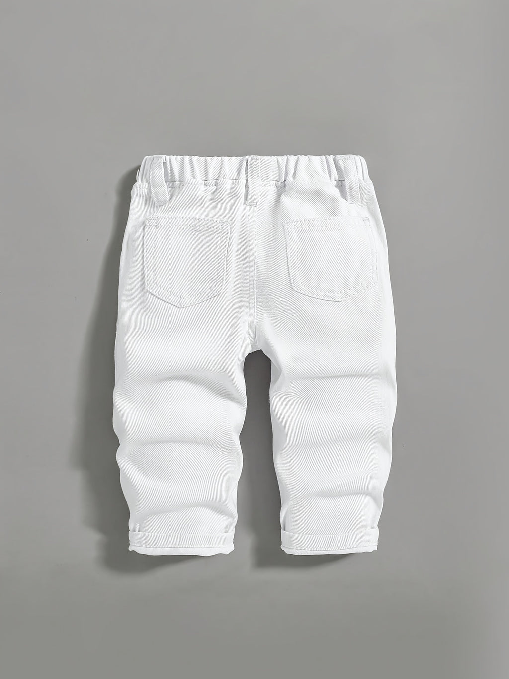 Baby Boy Summer Casual Cut Out Ripped Denim Baggy Soft Denim Jeans Pants