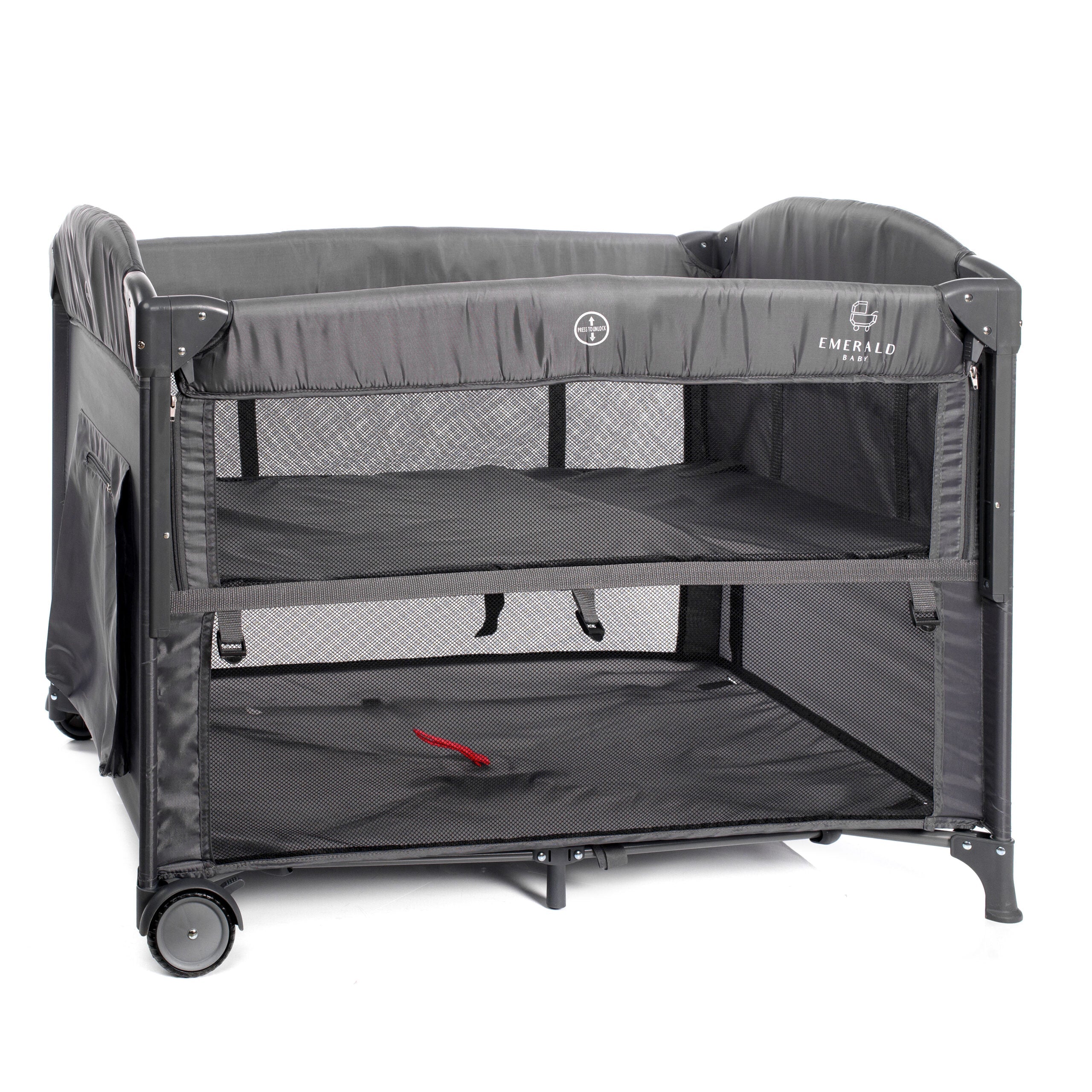 Emerald Baby Sarah Co Sleeper Camp Cot Combo Deal Mosquito Net and Changing Station