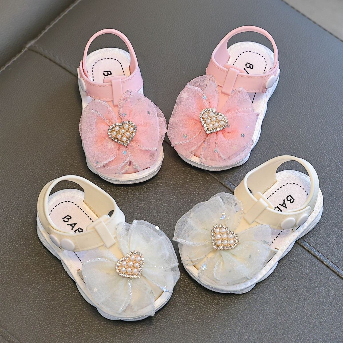 Girls' Summer Sandals, Soft-Soled Wrap-Top Shoes for Little Girls, Outdoor Wear, Toddler Princess Sandals