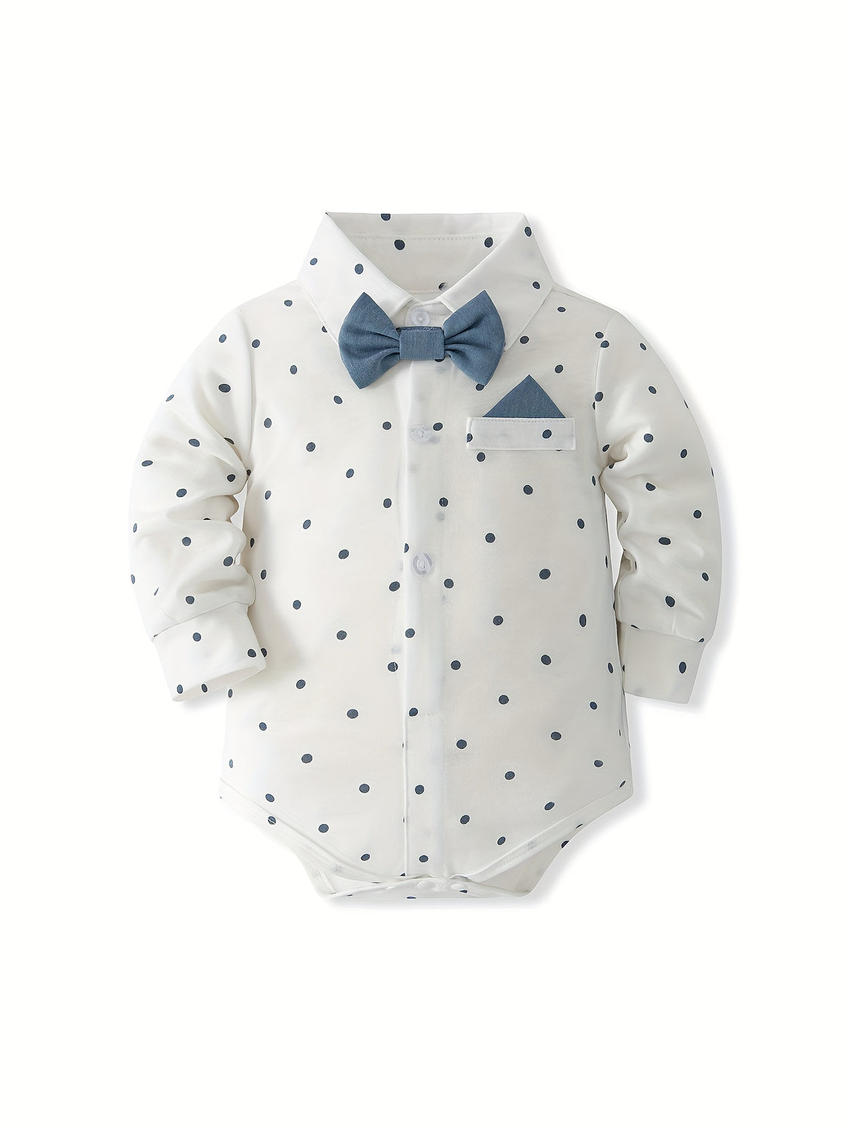 Baby Boy'S Gentleman Suit Set | V-Neck, Regular Fit, Long Sleeve, Polyester, Party Occasion