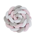 Snuggletime Braided Cot Bumper Pink
