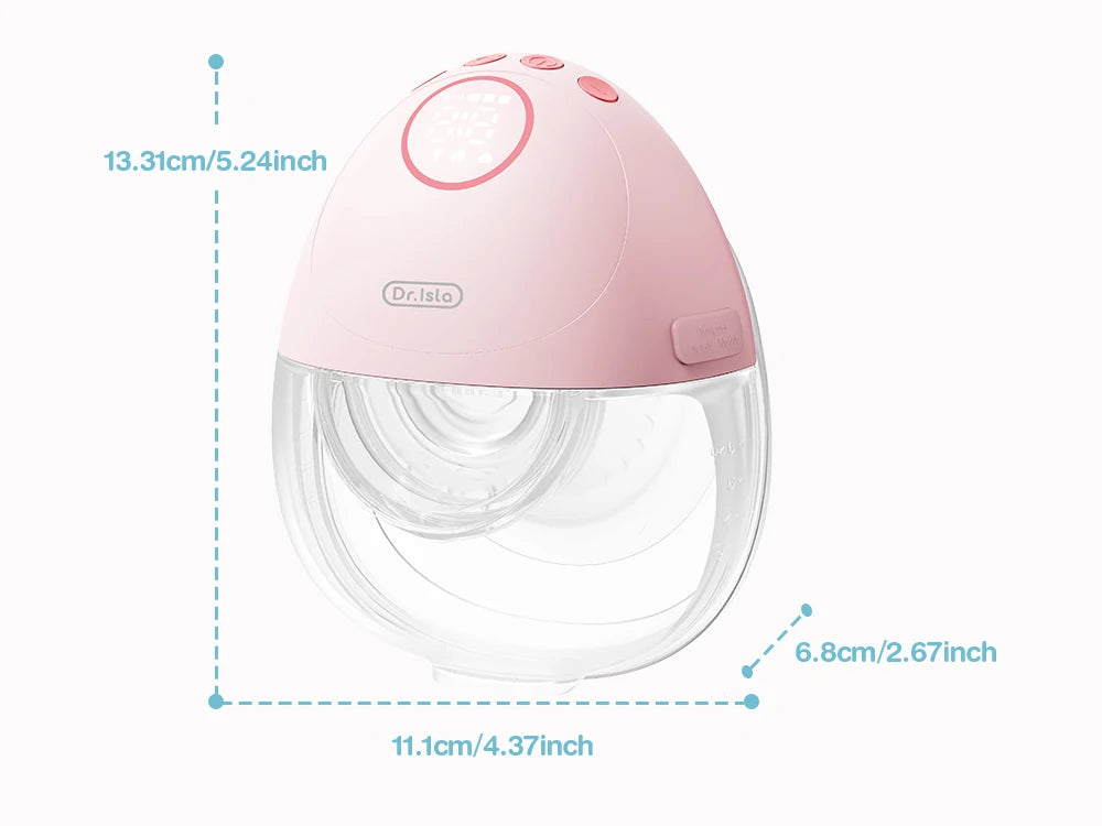 MAMIJOY Wearable Electric Breast Pump 3 Smart Memory Modes 12 Suction Levels ≤35dB Low Noise Comfortable＆Better Fit EB60