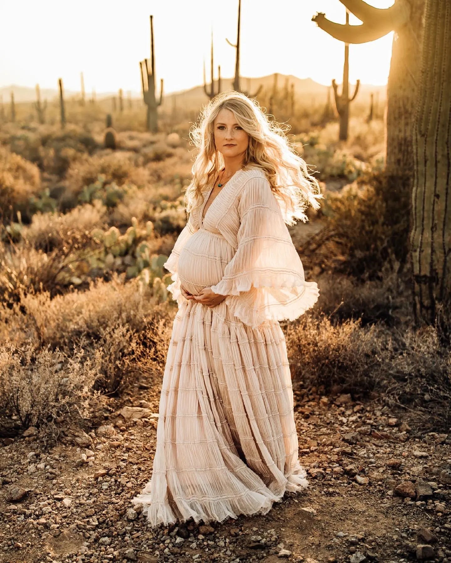Lace Maternity Dress