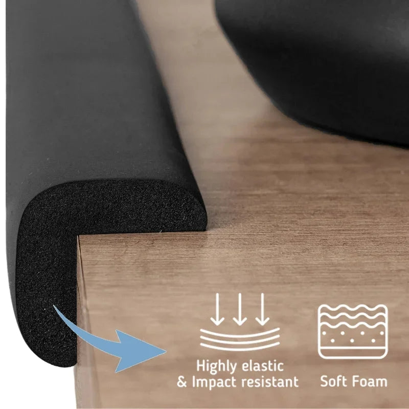2M Child Bumper Strips Baby Safety Bumper Strips Table Safety Edge Coffee Table Corner Protection Strips
