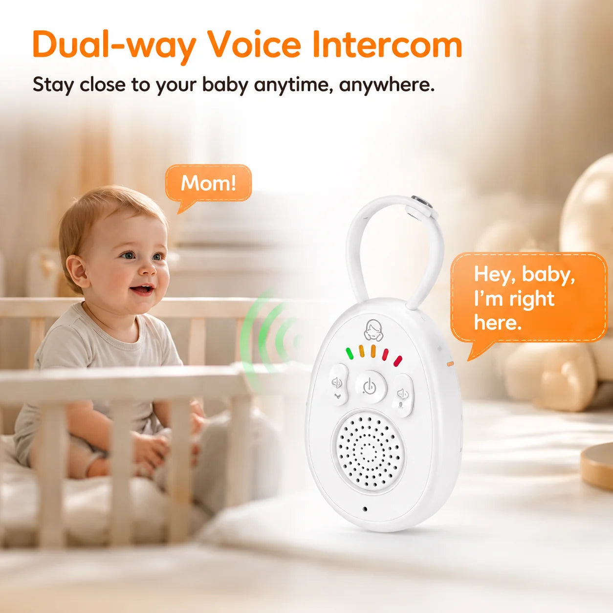 Portable Baby White Noise Machine With Lullaby Timer Travel White Noise A Pair Built in 1000mAh Battery For Sleeping Baby Adults