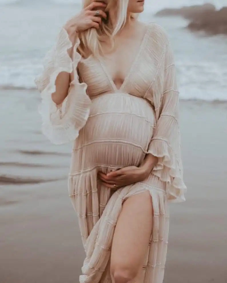 Lace Maternity Dress